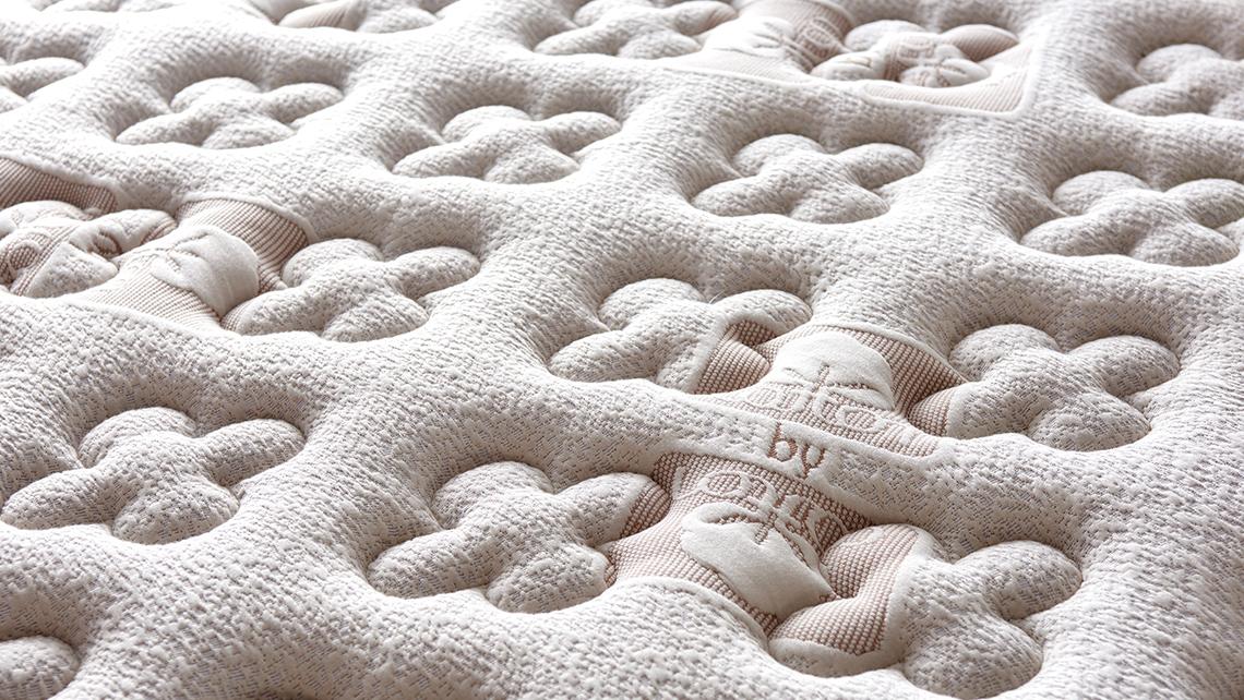 Baza de pat cu tablie si saltea Organic Cotton 90×200 cm