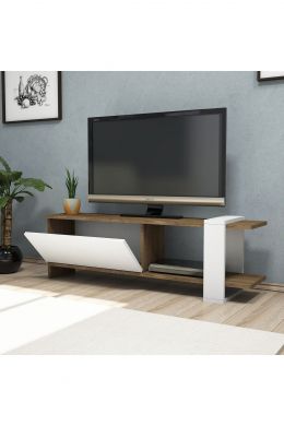 Comoda TV, Gaye Homs, nuc/alb, 120 x 37 x 25 cm, PAL 18 mm