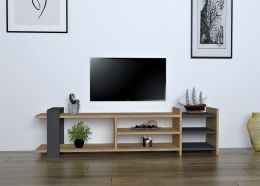 Comoda tv Elisa Homs 156 cm stejar gr