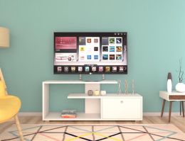 Comoda tv pratic cu sertar, Homs 120 x 42 x 30 cm
