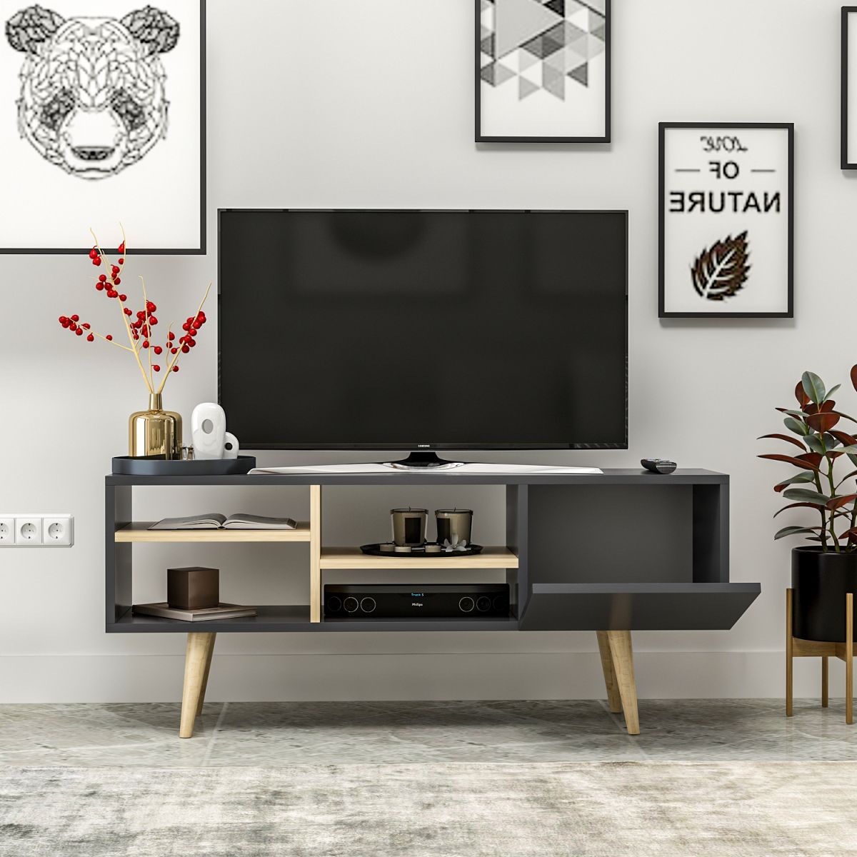 comoda TV 120 cm Amy Homs